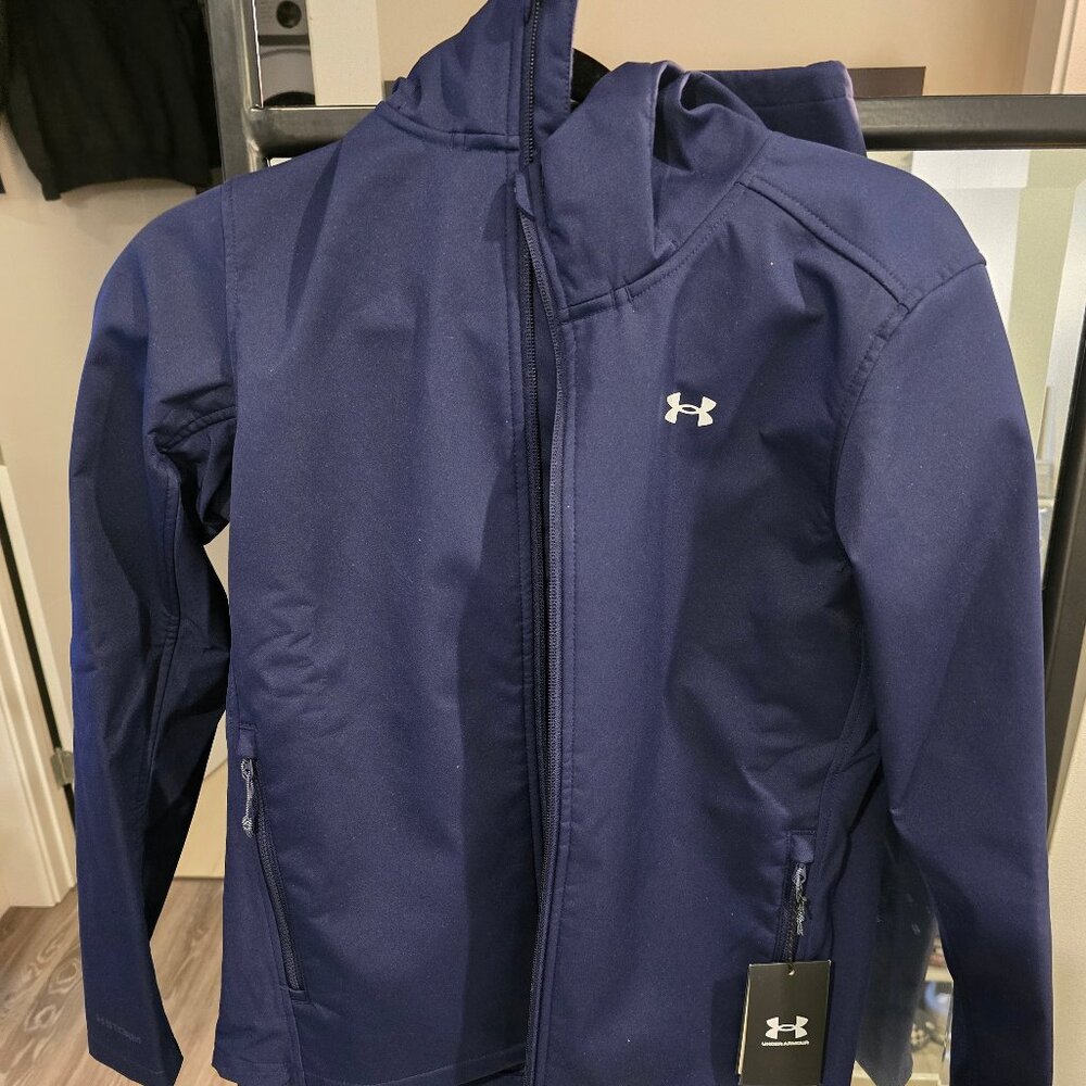 Under Armor Women's UA Storm ColdGear Infrared Shield 2.0 Jacket Size XS NAVY